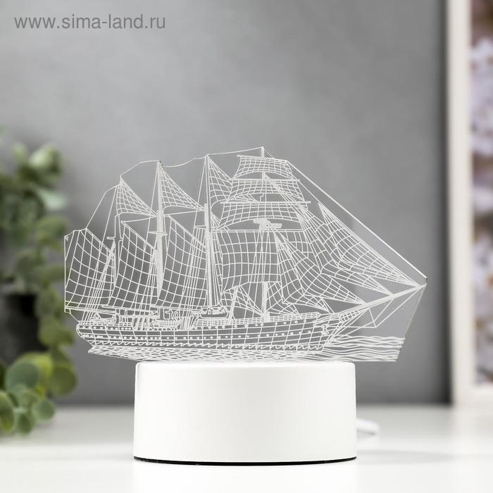 Светильник  Светильник "Фрегат" LED белый от сети 9,5х15х16см RISALUX