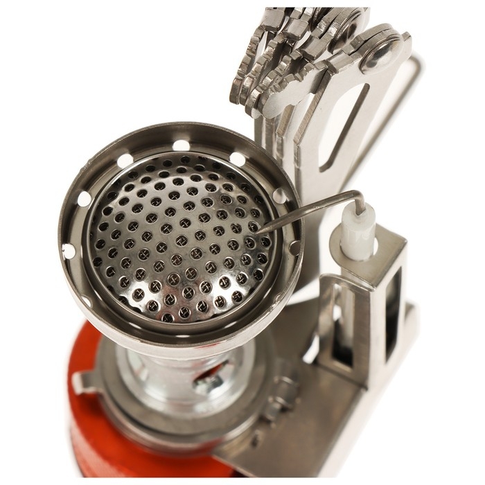 Набор туристической посуды Maclay: 2 кастрюли, приборы, горелка, 3 миски, лопатка, карабин