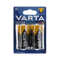 Батарейка солевая Varta SUPER LIFE D набор 2 шт