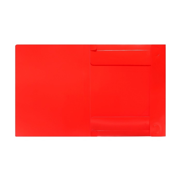 Папка-короб на резинке А4, 500мкм, Calligrata, корешок 25 мм, до 230 листов, тиснение  Папка-короб на резинке А4, 500мкм, Calligrata, корешок 25 мм, до 230 листов, тиснение "песок", красная