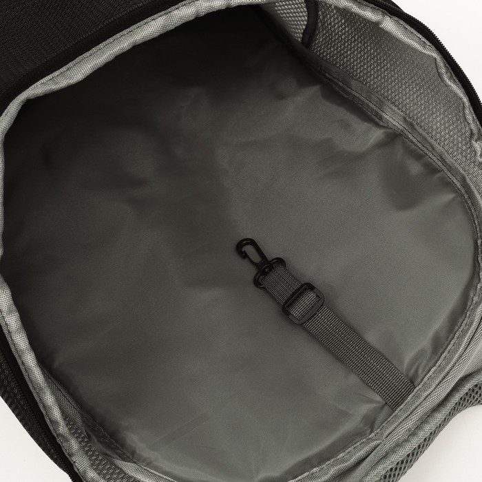 Рюкзак-переноска для кошек и собак, максимальный вес 22 кг, 41 х 24 х 55 см, чёрный Рюкзак-переноска для кошек и собак, максимальный вес 22 кг, 41 х 24 х 55 см, чёрный