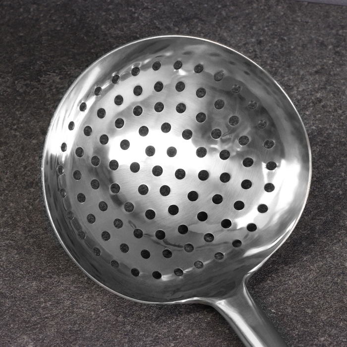 Шумовка для казана узбекская 54см, диаметр 18,5см, мет ручка Шумовка для казана узбекская 54см, диаметр 18,5см, мет ручка