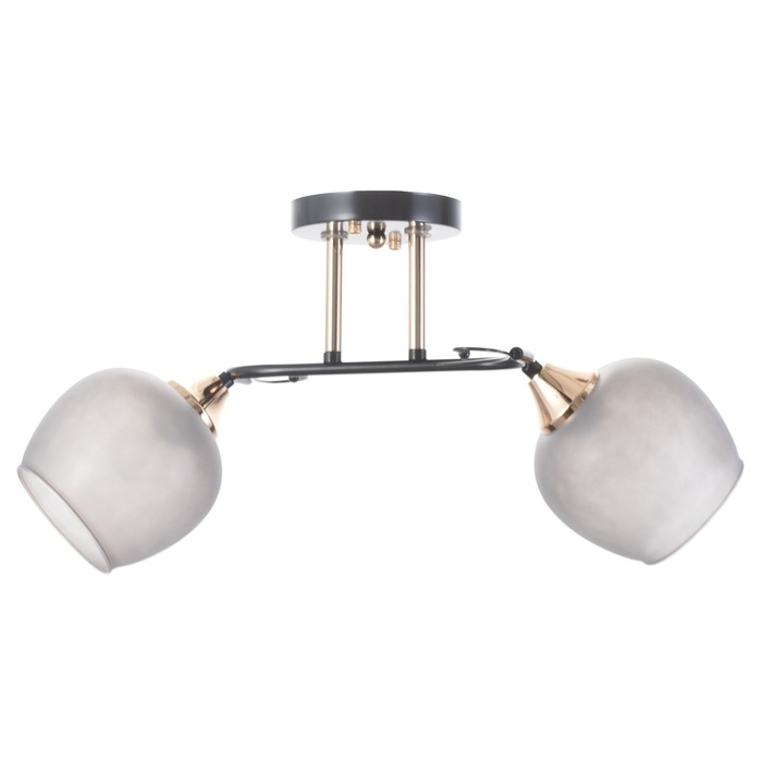 Люстра Люстра "Акапулько" 2х60Вт Е27 Коричневый, золото 48х28х24см