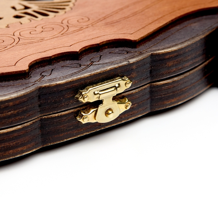 Нарды деревянные большие, резные, настольная игра  Нарды деревянные большие, резные, настольная игра "Орёл", 45 х 45 см