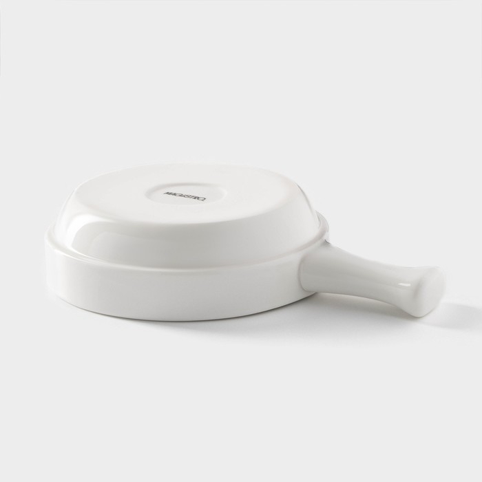 Кокотница фарфоровая Magistro «Бланш», 20,3×14,4×4,6 см, цвет белый Кокотница фарфоровая Magistro «Бланш», 20,3×14,4×4,6 см, цвет белый