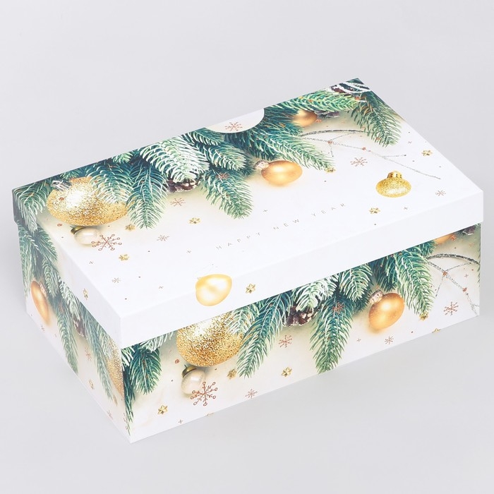 Набор коробок подарочных 15 в 1 «С Новым годом», 12 х 7 х 4 см - 46,6 х 35,2 х 17.5 см, Новый год