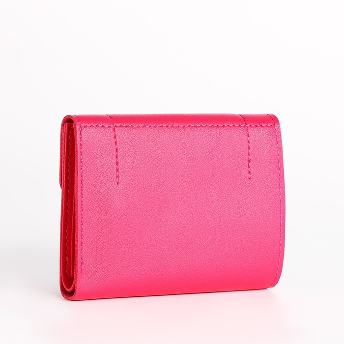 Кошелёк женский на кнопке, цвет розовый Кошелёк женский на кнопке, цвет розовый