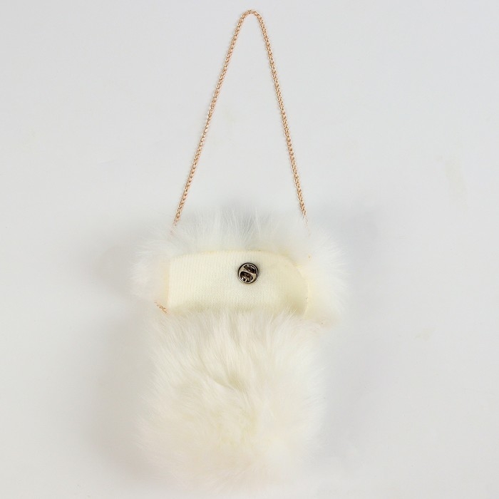 Сумка для кукол «Меховая», цвет белый Сумка для кукол «Меховая», цвет белый