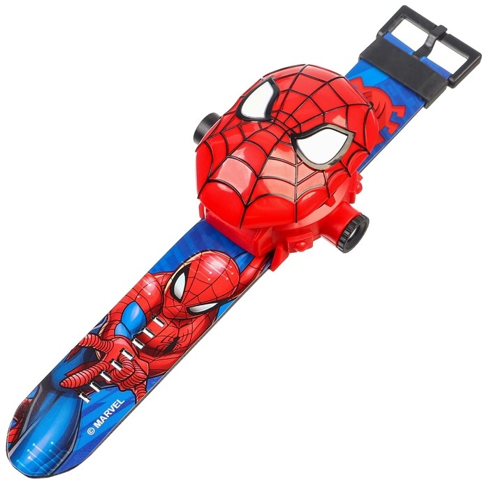 Часы проектор «Человек-паук», свет Часы проектор «Человек-паук», свет