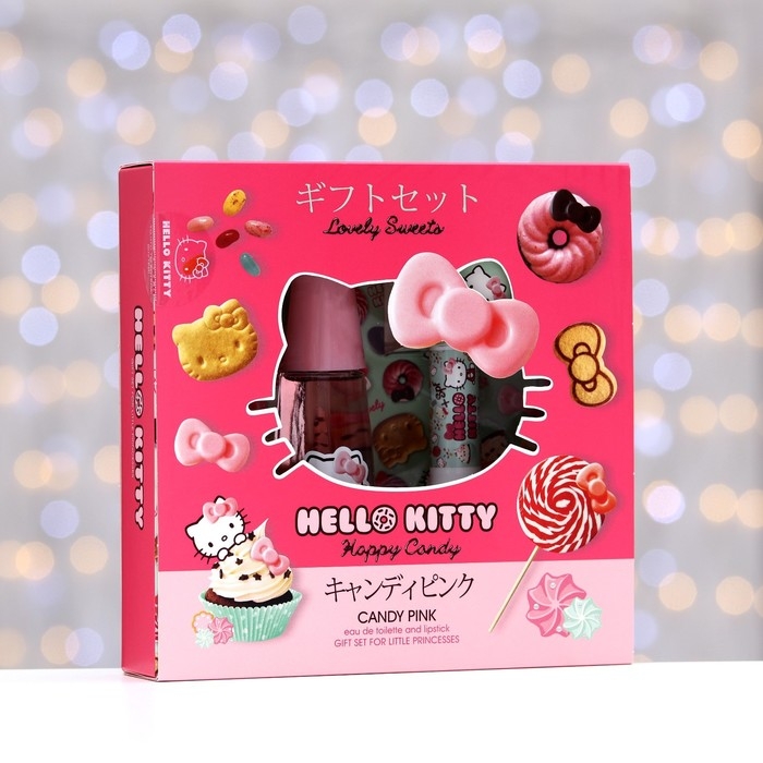 Подарочный набор косметики подарочный Hello Kitty, Candy pink