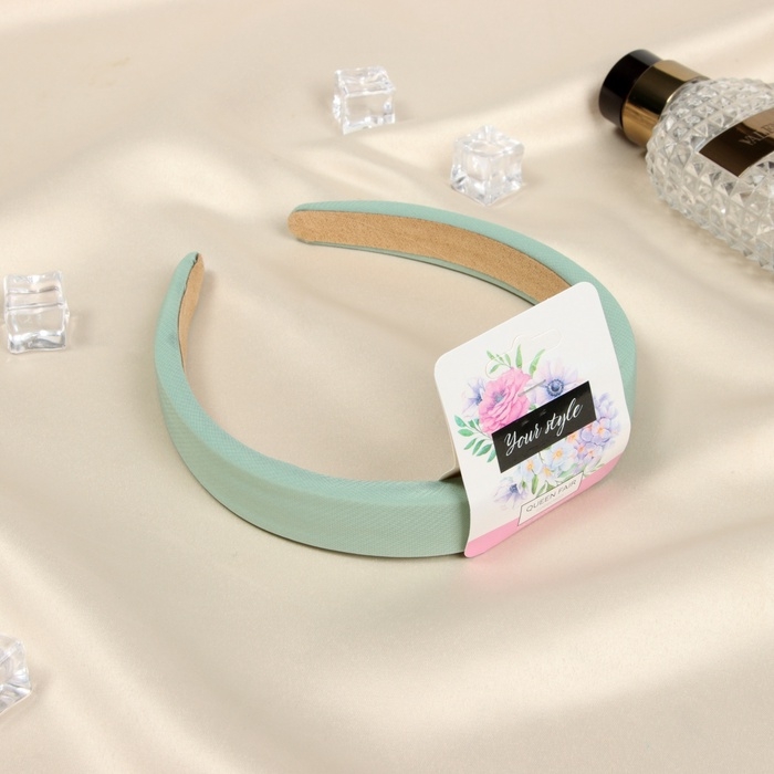 Ободок для волос Ободок для волос "Жаннет" галант, 2 см, зелёный