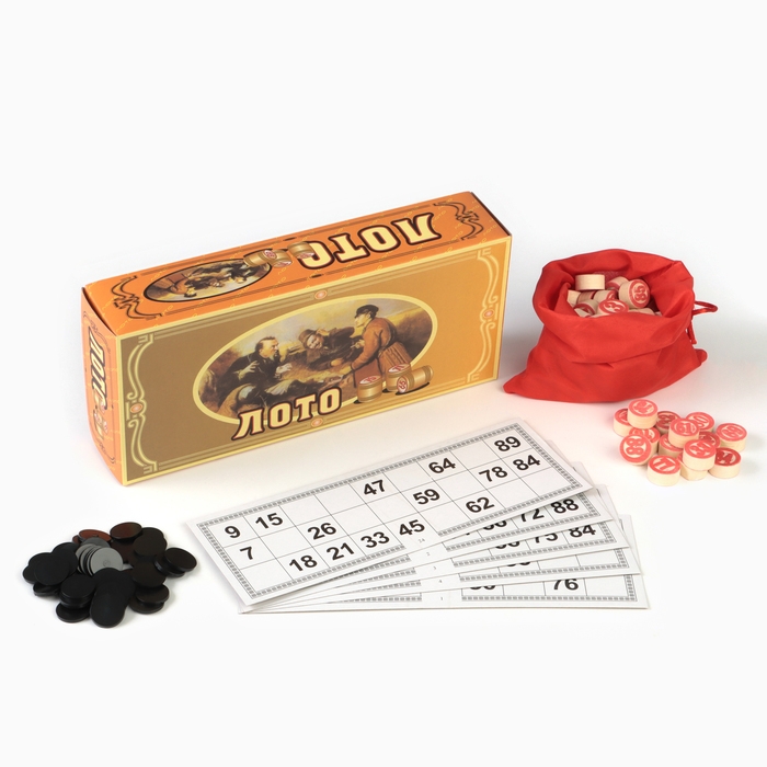 Русское лото, настольная игра  Русское лото, настольная игра "Охотники на привале", 24 х 10 см