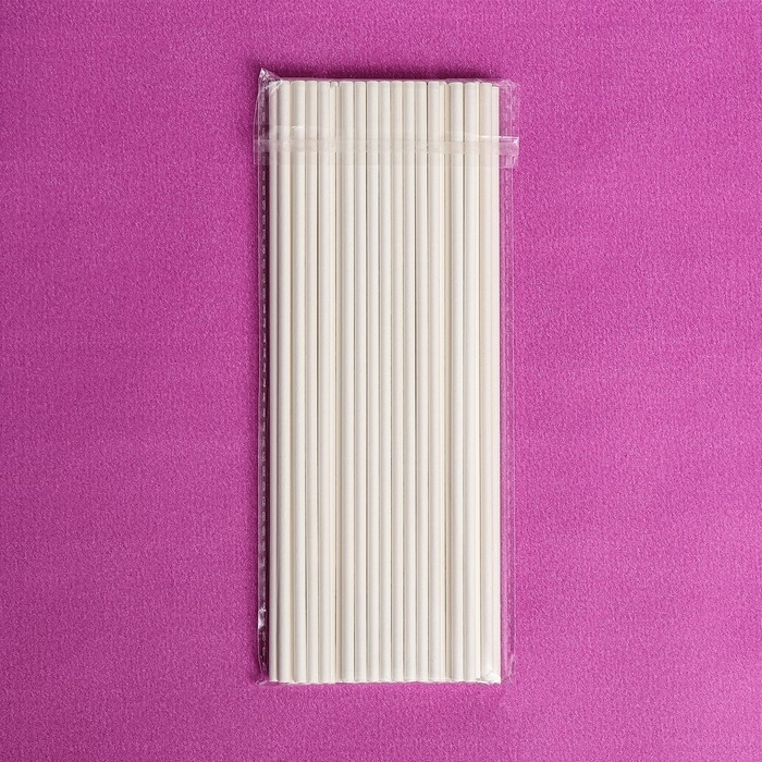 Набор палочек для леденцов  Набор палочек для леденцов "Кондимир", ⌀0,4 см, длина 20 см, 50 шт