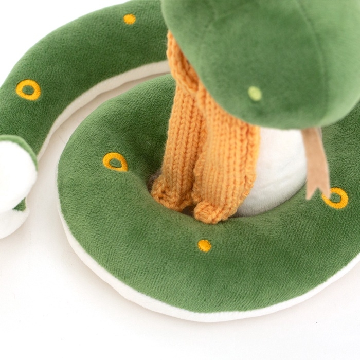 Новый год! Мягкая игрушка «Змей Сёма», в жёлтой шапке, 20 см Новый год! Мягкая игрушка «Змей Сёма», в жёлтой шапке, 20 см