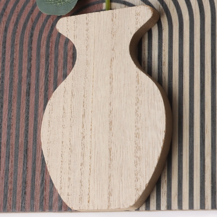 Крючки декоративные дерево Крючки декоративные дерево "Абстракция. Радуга. Цветок" 1,5х19,5х23,5 см