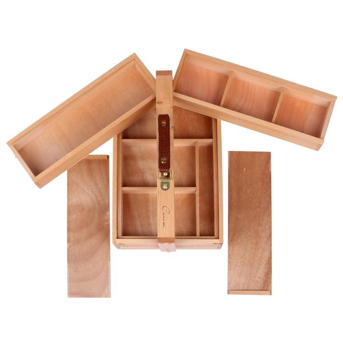 Ящик художника, 360 х 235 х 15 мм, ЗХК Ящик художника, 360 х 235 х 15 мм, ЗХК "Сонет", бук, 1601271-3