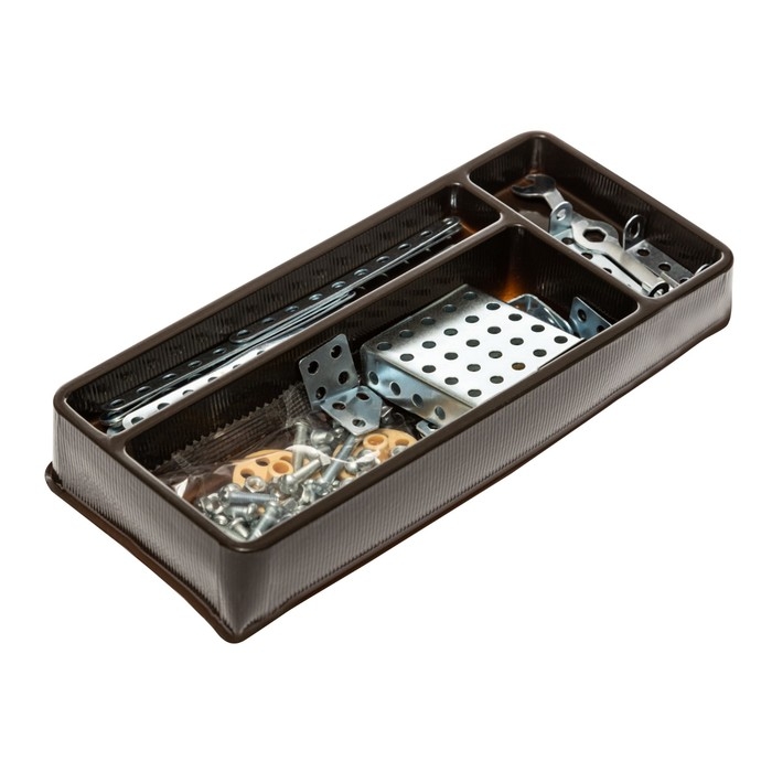 Конструктор металлический №6 для уроков труда, 80 деталей Конструктор металлический №6 для уроков труда, 80 деталей