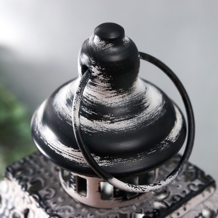 Подсвечник металл фонарь Подсвечник металл фонарь "Цветы из бабочек" 45х14,5х14,5 см