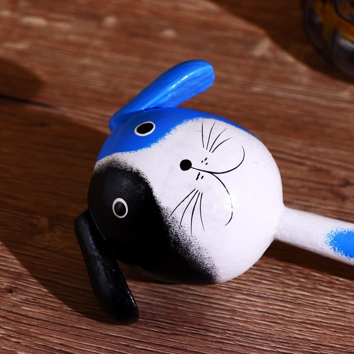 Сувенирный музыкальный инструмент Маракас Сувенирный музыкальный инструмент Маракас "Пёсик" дерево 22 см