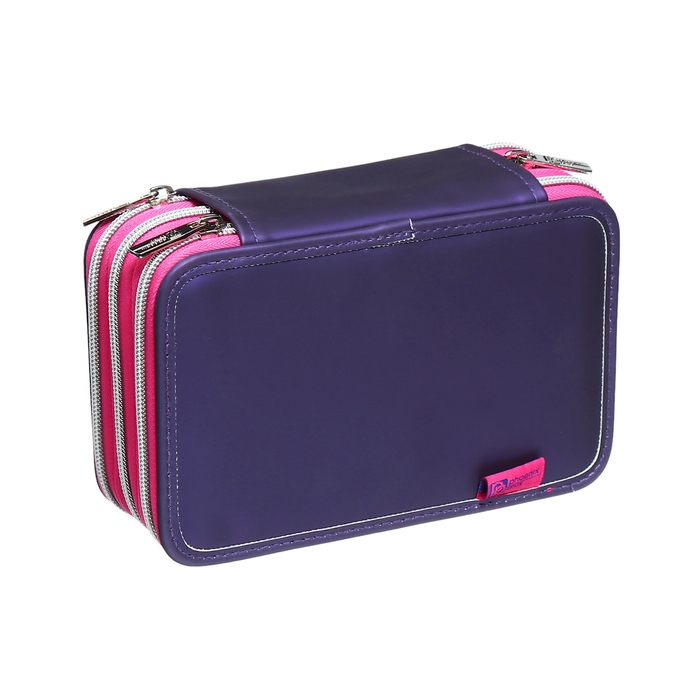 Пенал 2 секции, 130 х 205 мм, искусственная кожа, Феникс Пенал 2 секции, 130 х 205 мм, искусственная кожа, Феникс "Девушка с телефоном"