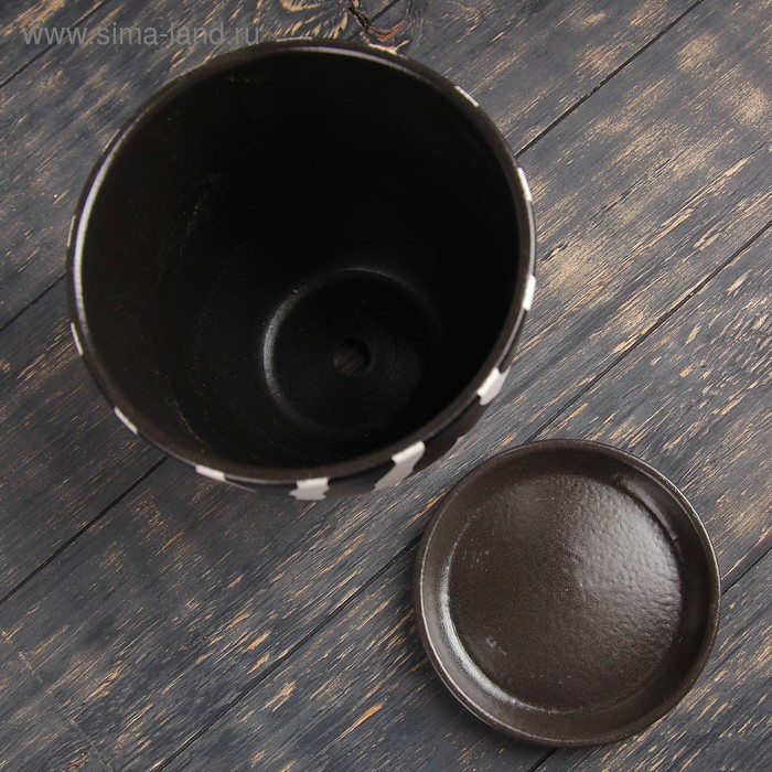 Горшок цветочный  Горшок цветочный "Зебра" № 5 Высокий овал, 4,8 л