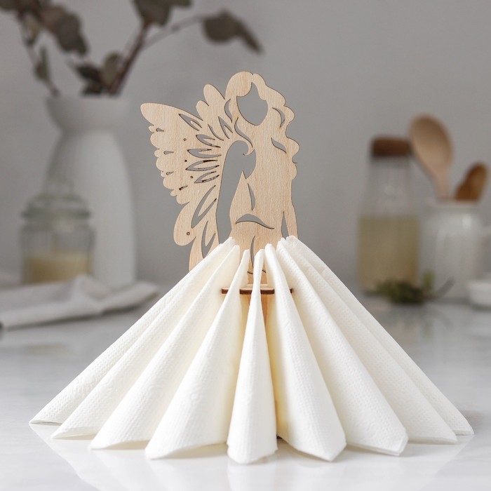 Салфетница деревянная «Фея крестная», 22×11×11 см Салфетница деревянная «Фея крестная», 22×11×11 см