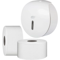 Бумага туалетная д/дисп Luscan Professional 2сл белая цел 170м 12рул/уп