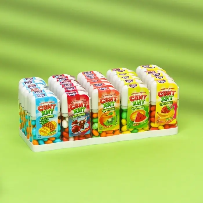Сахарное драже Сахарное драже "Свит хит" тропикс ассорти, 12 г