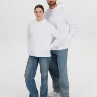 Худи унисекс Morfiss, белое, размер XL/XXL