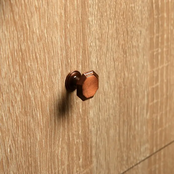 Ручка-кнопка ТУНДРА LIGHT РК034AC, цвет медь