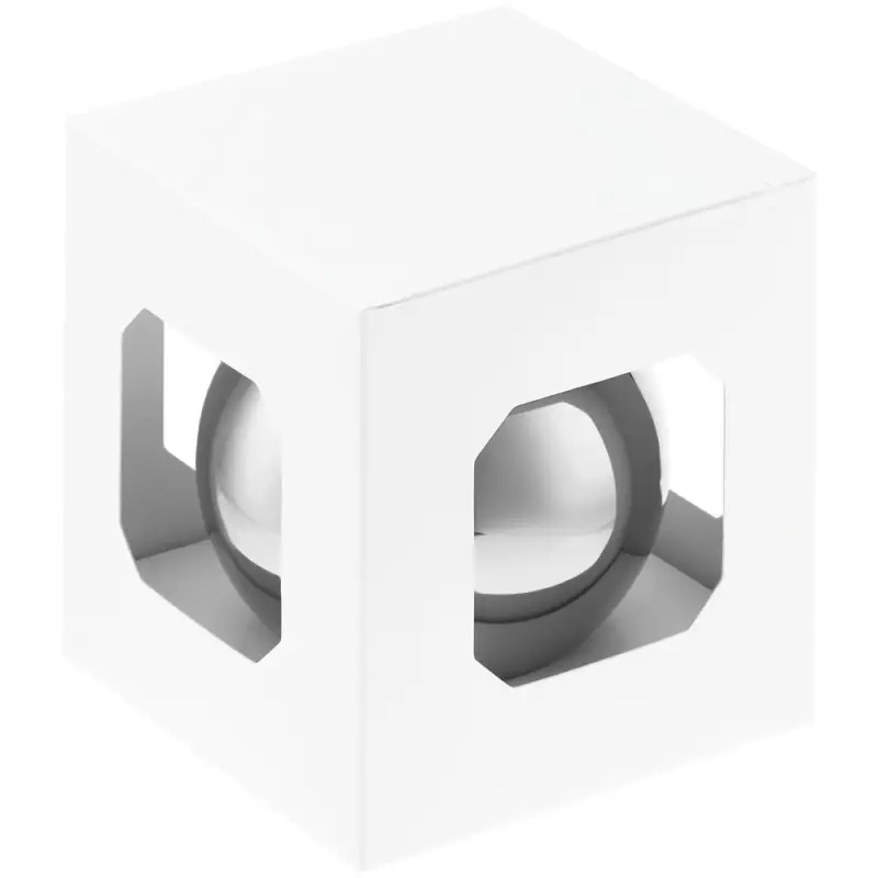 Елочный шар Finery Gloss, 8 см, глянцевый серебристый Елочный шар Finery Gloss, 8 см, глянцевый серебристый