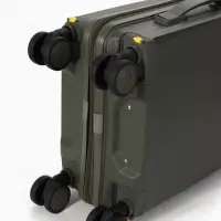 Чемодан на съёмных колёсах, 18", кодовый замок, 33&times;16&times;49 см, хаки