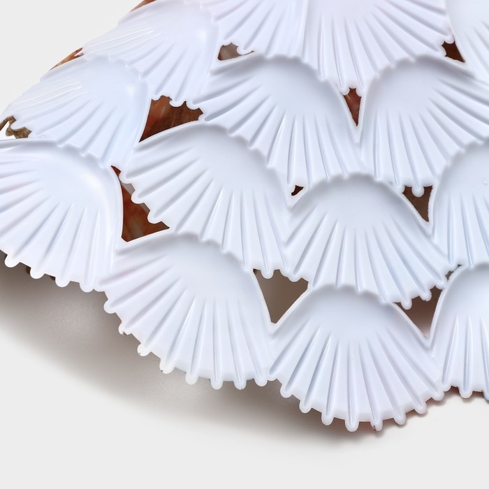 Решётка в раковину круглая Доляна «Ракушки», 28×28 см Решётка в раковину круглая Доляна «Ракушки», 28×28 см