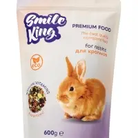 Smile King корм премиум для кролика, дой-пак пакет 600г