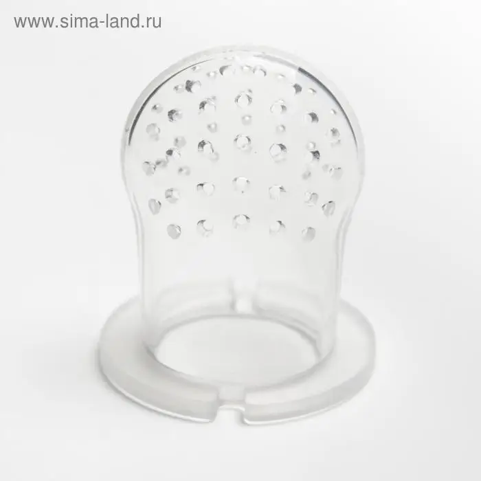 Ниблер с силиконовой сеточкой «Ножнички», цвет розовый