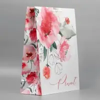 Пакет подарочный ламинированный, упаковка, Present, 40&times;49&times;15 см