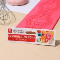 Коврик для айсинга Доляна «Бабочки», силикон, 39×10×0,5 см, цвет МИКС Коврик для айсинга Доляна «Бабочки», силикон, 39×10×0,5 см, цвет МИКС