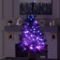 Гирлянда &laquo;Нить&raquo; 10 м, роса, IP20, серебристая нить, 100 LED, пульт ДУ, свечение RGB, USB