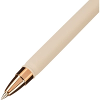 Ручка шариковая неавтомат. BV TOTAL BEIGE 0,5мм,с-тач, синяя, в асс.20-0514
