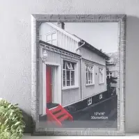 Фоторамка пластик 30х40 см "Моррис" тёмно-серый 46х36х2 см