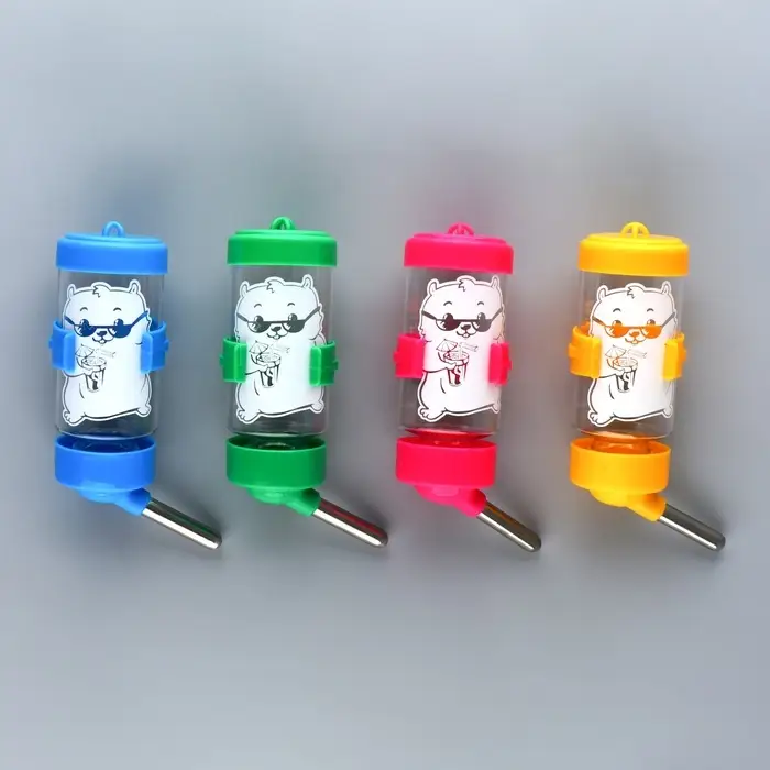 Поилка для грызунов 80 мл, 9&times;4.5 см, микс цветов