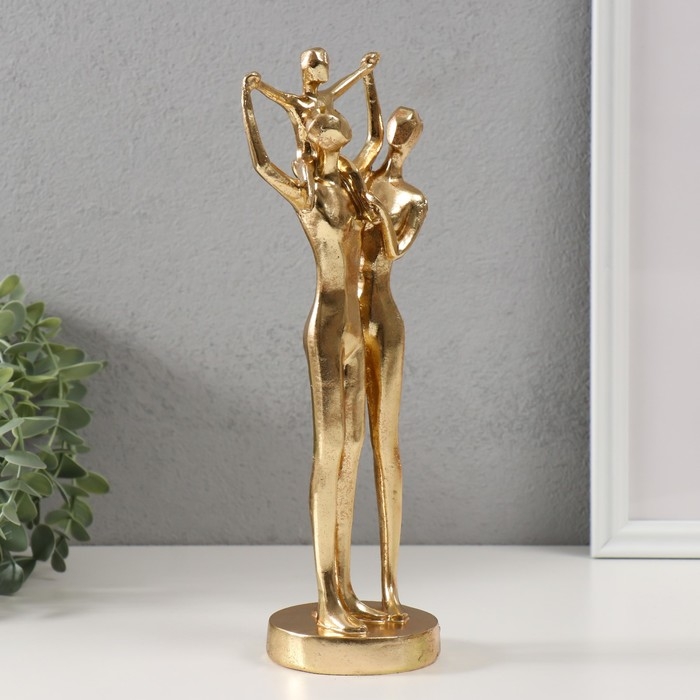 Сувенир полистоун  Сувенир полистоун "Вместе" золото 27х10х8 см