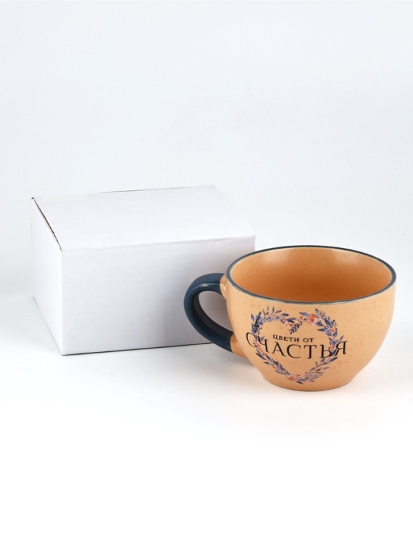 Кружка керамическая Дорого внимание «Цвети от счастья», 220 мл Кружка керамическая Дорого внимание «Цвети от счастья», 220 мл