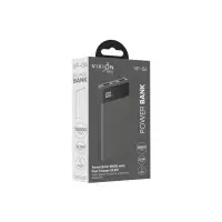 Внешний аккумулятор VIXION PRO VP-06, 10000 мАч, USB+Type-C, 10000 мАч, LED-дисплей, чёрный