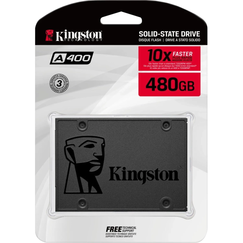 SSD накопитель Kingston 480G SA400S37/480G(SA400S37/480G)