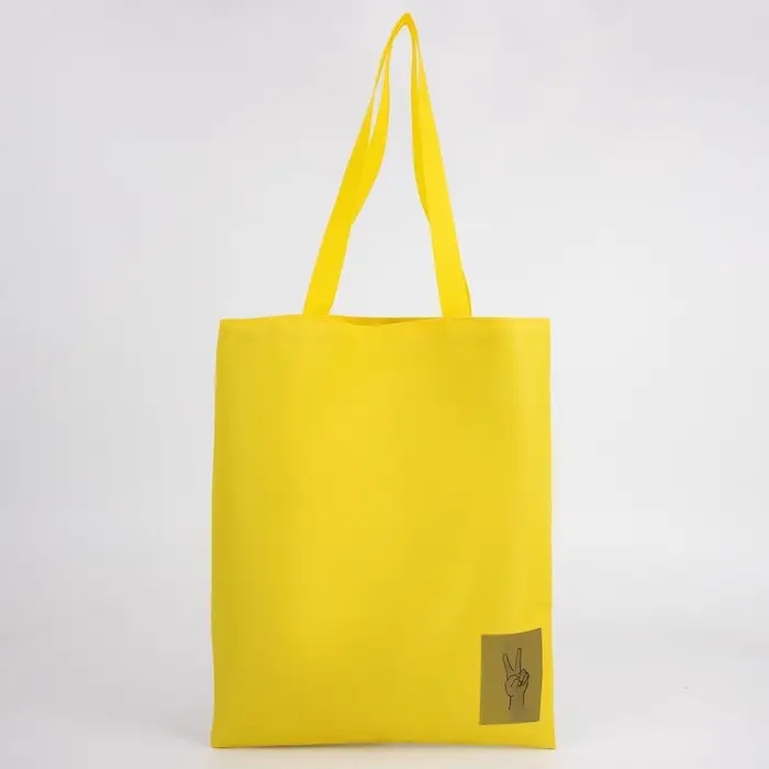 Сумка шопер Peace, желтая Сумка шопер Peace, желтая
