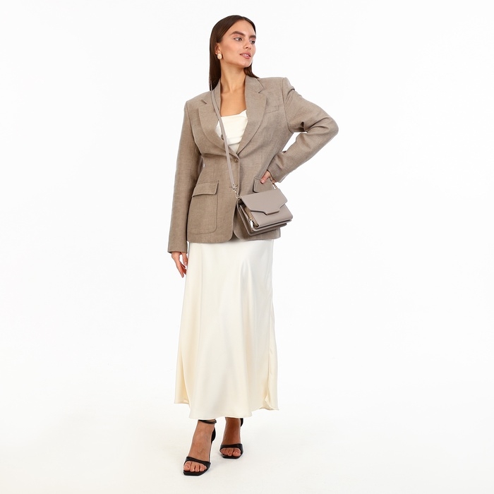 Сумка женская на молнии, цвет серый Сумка женская на молнии, цвет серый