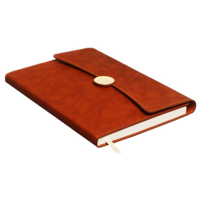 Органайзер на кольцах А6+, 80 листов, кожзам, c клапаном, линия, с ручкой, в подарочной коробке, коричневый Органайзер на кольцах А6+, 80 листов, кожзам, c клапаном, линия, с ручкой, в подарочной коробке, коричневый