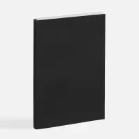 Ежедневник Flat Light, недатированный, черный Ежедневник Flat Light, недатированный, черный