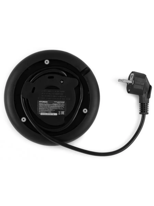 Чайник HYK-G3803 1,7л 2200Вт черный (стекло)